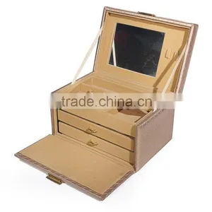 2015 Luxury Fashion Multi-functional Leather Dressing Box With Fish Scales thumbnail-6