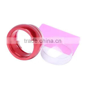 Nail Art Round Silicone Stamper Stamping Transfer Image Scraper Plate Template thumbnail-3