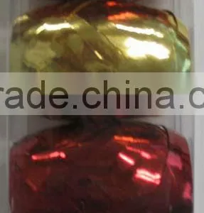 HOT SALE! Present Packaging Decorations Gold / Red Foil Poly Curling Ribbon Egg Spool thumbnail-1