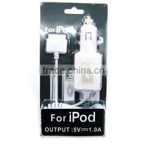 Car Charger Cable for IPod thumbnail-1