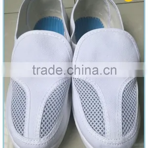 Good Quality White Color Canvas Upper PVC Outsole Pvc Esd Shoes thumbnail-1