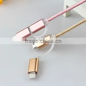 2016 New High Quality Micro Braided Usb Data Cable for Iphone/samsung thumbnail-4