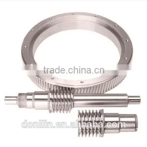 Big Transmission Rate Bronze/brass Worm and Worm Gear for Motor thumbnail-3