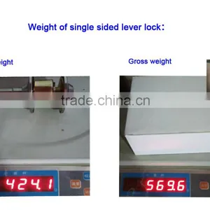Hotel Connecting Door Lever Lock With Single Sided Handle and Blank Plate thumbnail-6