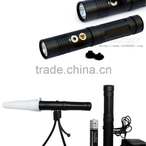 Ultra Bright Rechargeable Flashlight With Car Charger 220 Charger TC128 thumbnail-1