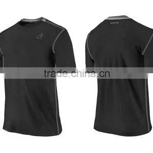 Mens Basic Short Sleeve Running Shirt Multiply Colors thumbnail-1
