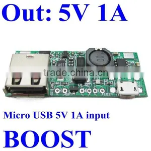 Usb Charger Pcb Board Circuit 5v 1a for 18650 , Polymer Lithium Battery , 3.7v Lithium Battery ,mobile Battery ,support IPhone thumbnail-1