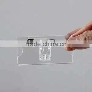 Acrylic Smile Badge Holder Transparent Smile Badge Holder thumbnail-2