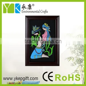 Manmade Beautiful Yong Girl Picture Frame for Decoration thumbnail-2