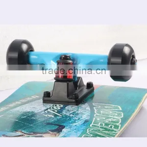Four Transparent Wheel Skateboard Canadian Maple Complete 4 Wheel Skateboard 100 Canadian Maple Skateboards OEM thumbnail-4