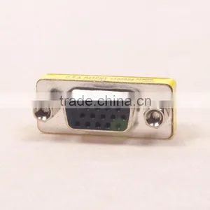 15 Pin HD SVGA VGA Female to Female Adapter Connector thumbnail-4