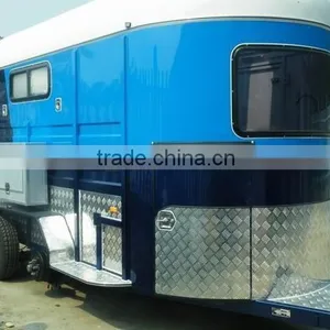 Deluxe Straight Load Horse Floats With Kitchenette &fence thumbnail-2