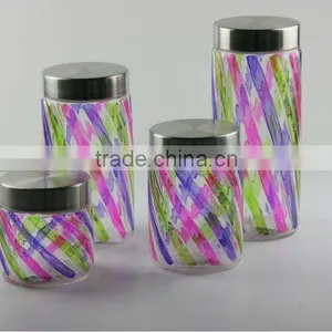 Storage Jar With Hand Drawing Set thumbnail-3