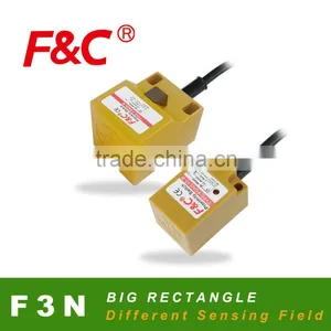 F3N Series Big Rectangle Proximity Switches Sensors, Long and Wide Range Sensors thumbnail-1