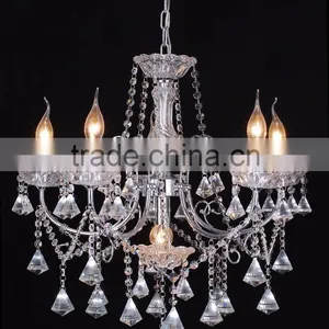 WD-1815-3/5/8 Hot Sale 2016 Classic Chrom Iron K9 Crystal Chandelier thumbnail-2