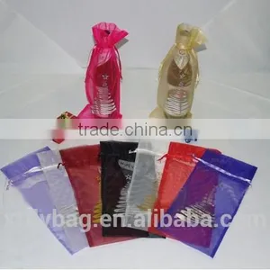 Eco-Friendly Custom Printed Logo Organza Gift Bags thumbnail-1