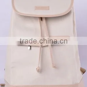 2016 Best Sales New Arrival Factory Made Canvas Backpack Brand New Design Daily Use Canvas Backpacks Laptop Day Backpack thumbnail-2
