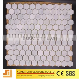 China Want to Sell White Carrara Marble Mosaic thumbnail-1