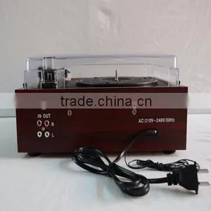 2015 Whole Sale SDcard Hot Sale Wooden Retro Antique With Mp3gramophone thumbnail-5