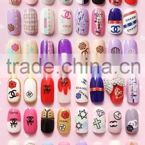 1sheet Nail Art Water Decals Nail Stickers Water Transfer Sticker Charming Fantastic DIY Stickers thumbnail-6
