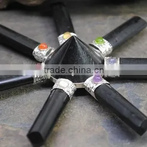 Black Tourmaline Chakra Generator With Chakra Cabs thumbnail-1