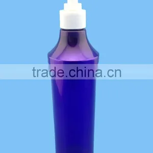 500ml Empty Pet Oil Bottle Transparent Hair Conditioner Bottle With Pump thumbnail-1