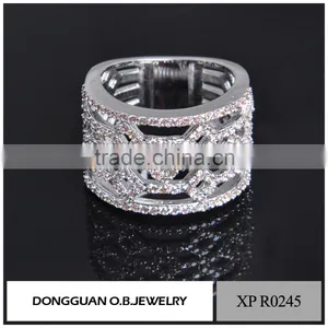 Fashion Ring Finger Rings Photos, Latest Wedding 2 Gram White Gold Ring Charm Jewelry thumbnail-5
