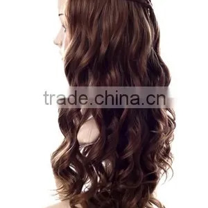 Long Braided Synthetic Kinky Curly u Part Hair Side Party Wig 2015 thumbnail-2