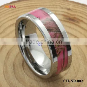 2014 Pink Maple Leaf Camo Rings for Titanuim thumbnail-1