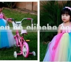 Hot Selling Rainbow Tutu Dress Candy Color Nice Collection Rainbow Tutu Dress thumbnail-6