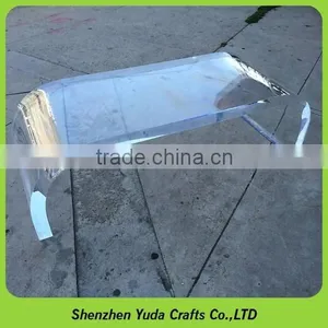 Acrylic Computer Desk Transparent Organic Glass Tea Table Fashion Crystal Tea Table Dining Tables thumbnail-5