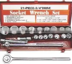 3/4'' 21-PCS SOCKET WRENCH SET thumbnail-1