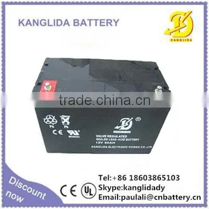 12v 80ah Storage Lead Acid Battery for Solar System 80amp Deep Cycle Battery thumbnail-3