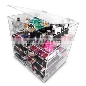 Acrylic Makeup Organizer/storage Box thumbnail-1