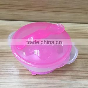 Baby Tableware Plastic Baby Suction Bowl With Spoon thumbnail-5