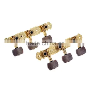 1 Pair Gold-Plated 3 Machine Head Classical Guitar String Tuning Keys Pegs thumbnail-4