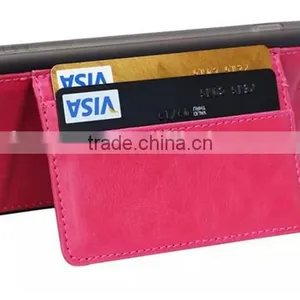 2015 New Arrival Hot Selling Leather Case for Iphone6, for Iphone6 Pink Housing thumbnail-4