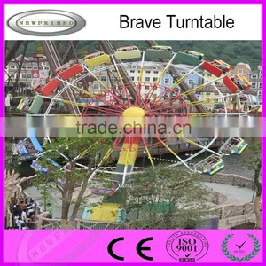 China Manufacturer Thrill Amusement Park Rides Brave Turntable for Sale thumbnail-3
