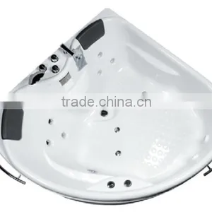 Corner Freestanding Acrylic Cheap Whirlpool Massage Bathtub thumbnail-1