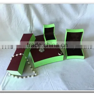 New Design Plastic Jewlery Box Flocking, Custom Handmade Jewlery Gift Packaging,colorful Wedding Jewelry Box thumbnail-2