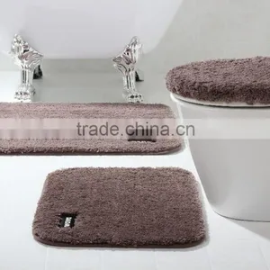 Bathroom 3-piece Set Rug Mat Waterproof Bathroom Carpet thumbnail-6