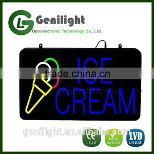 New LED Neon Animated Ice Cream Sign thumbnail-1
