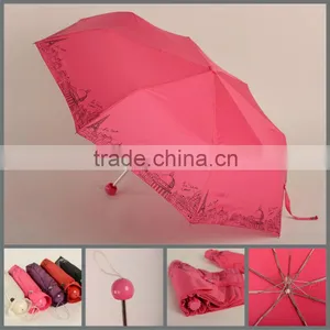 21"x8 Ribs 3 Fold Factory Manufacturer Chinese Umbrella thumbnail-1
