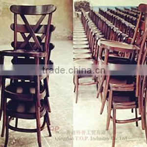 Stackable Beech White Tuscan Chair thumbnail-6