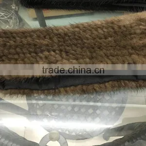 Genuine Mink Fur Head Band for Women thumbnail-2