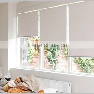 Motorized/Electric Blackout Sun Shading Window Roller Blinds Fabric thumbnail-4
