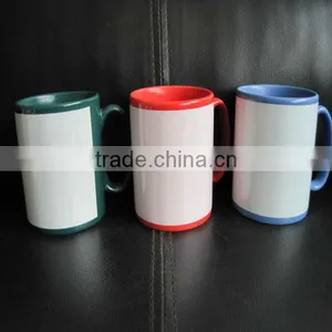 Sublimation Colorful Handel Coated Blank Ceramic Cup thumbnail-5