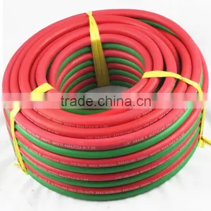 5mm/6.5mm/8mm/10mm Twinline Oxygen and Acetylene Pipe Welding Rubber Hose thumbnail-1