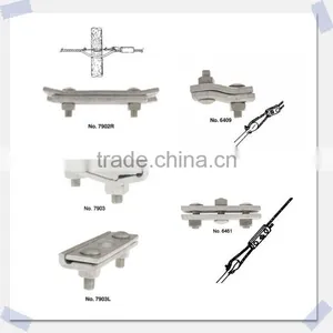 Pole Line Hardware Messenger & Telecommunications Hardware Clamps Messenger Suspension Steel Guy Clamps thumbnail-3