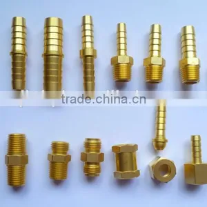 Brass 1/4-inch Pneumatic Female and Male Hex Head Adaptor thumbnail-2